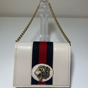 Gucci Rajah Azalea Tiger Logo Wallet with Chain